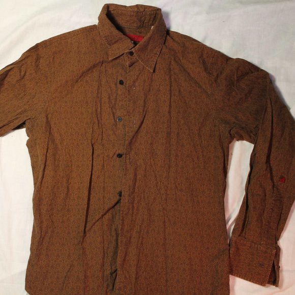 Brown pattern button pattern - Picture 2 of 5